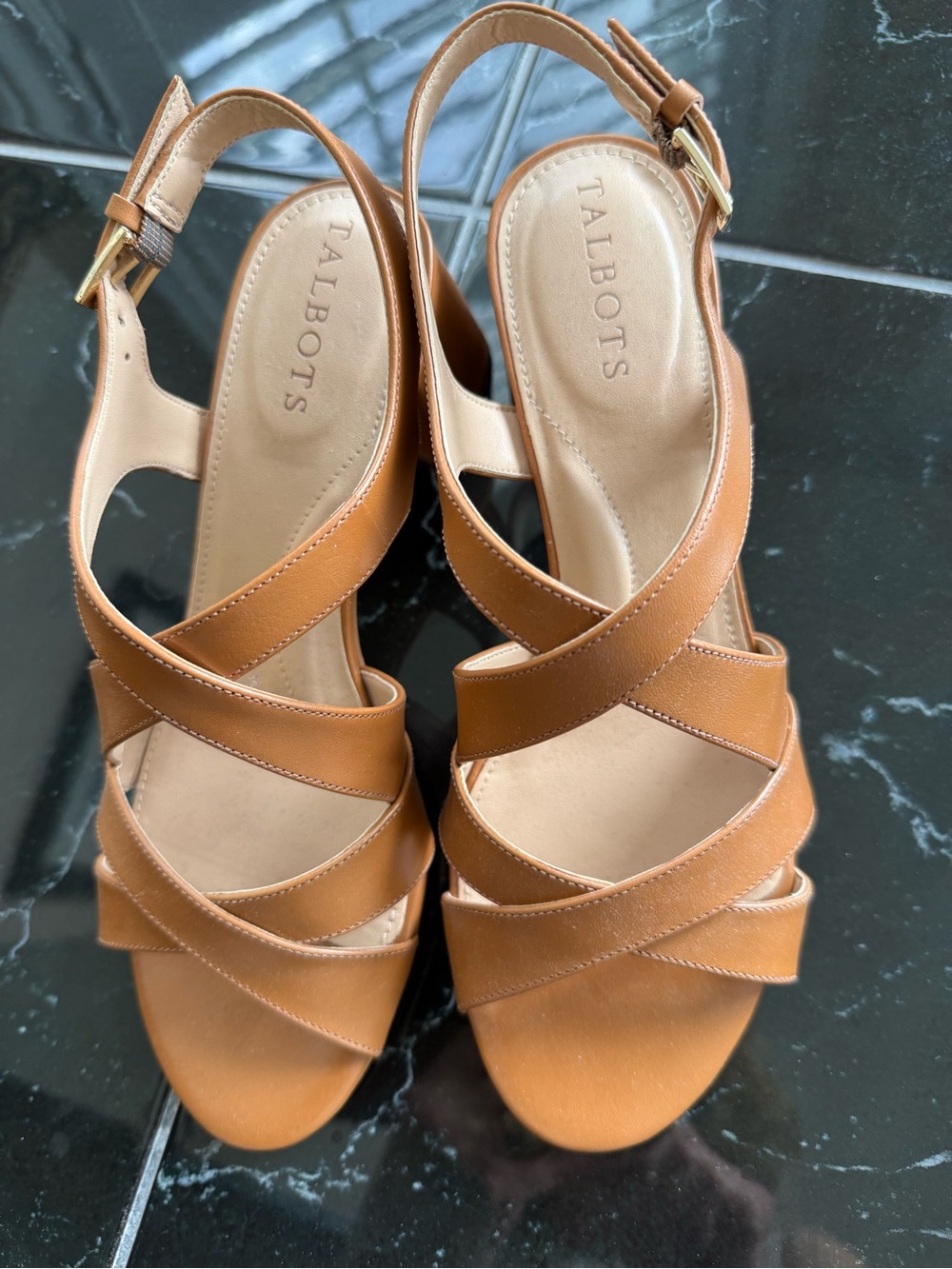 Leather Sandals- Havana Tan